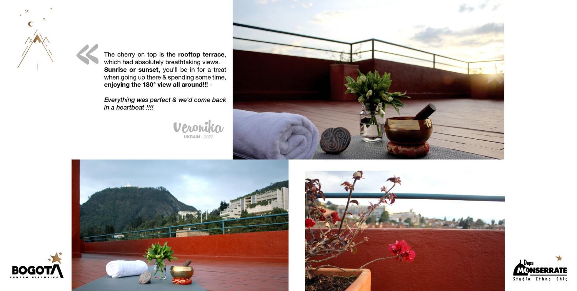 Depa Monserrate - Charming Historic Nest With Breathtaking Mountain Views - Apartaestudio Μπογκοτά Εξωτερικό φωτογραφία