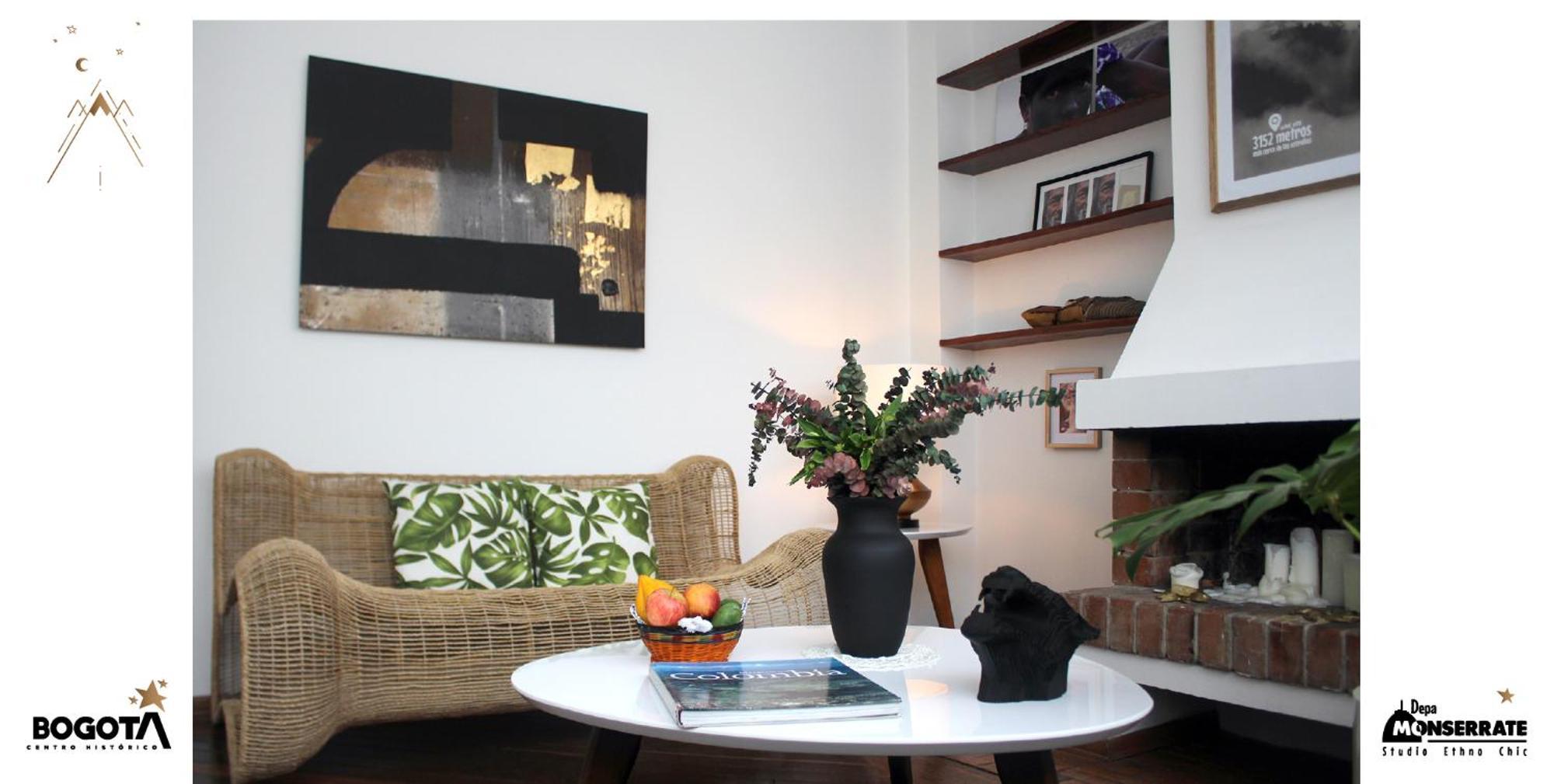 Depa Monserrate - Charming Historic Nest With Breathtaking Mountain Views - Apartaestudio Μπογκοτά Εξωτερικό φωτογραφία